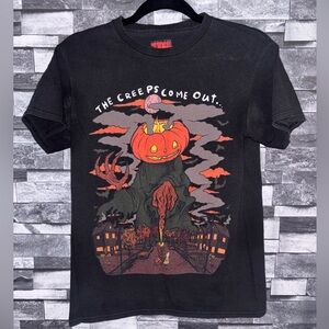 Teen Hearts  Black Halloween Graphic Tee for Kids